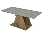 ΤΡΑΠΕΖΙ ΣΑΛΟΝΙΟΥ DILE HM9528.02 ΜΕΛΑΜΙΝΗ ΣΕ STONE TEXTURE ΓΚΡΙ-ΦΥΣΙΚΟ 110x55x47Υεκ.