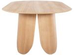 ΤΡΑΠΕΖΙ ΟΒΑΛ DENTY HM9611.01 MDF ΜΕ ΚΑΠΛΑΜΑ ΔΡΥΟΣ-ΦΥΣΙΚΟ ΟΑΚ 240x120x75Υεκ.