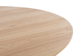 ΤΡΑΠΕΖΙ ΟΒΑΛ DENTY HM9611.01 MDF ΜΕ ΚΑΠΛΑΜΑ ΔΡΥΟΣ-ΦΥΣΙΚΟ ΟΑΚ 240x120x75Υεκ.