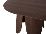 ΤΡΑΠΕΖΙ ΟΒΑΛ DENTY HM9611.02 MDF ΜΕ ΚΑΠΛΑΜΑ ΔΡΥΟΣ-ΚΑΡΥΔΙ ΧΡΩΜΑ 240x120x75Υεκ.