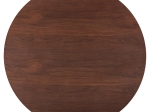 ΤΡΑΠΕΖΙ ΣΤΡΟΓΓΥΛΟ DENTY HM9612.02 MDF ΜΕ ΚΑΠΛΑΜΑ ΔΡΥΟΣ-ΧΡΩΜΑ ΚΑΡΥΔΙ Φ120x75Υεκ.