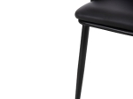 ΚΑΡΕΚΛΑ DELF HM9617.03 PU ΜΑΥΡΟ-ΜΑΥΡΑ ΜΕΤΑΛ. ΠΟΔΙΑ-ΞΥΛΙΝΗ ΠΛΑΤΗ ΚΑΡΥΔΙ 48x55x76Υεκ.