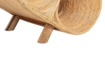 ΠΟΛΥΘΡΟΝΑ CURVY LOUNGE HM9645.01 ΑΠΟ RATTAN ΣΕ ΦΥΣΙΚΗ ΑΠΟΧΡΩΣΗ 63x128x97Y εκ.