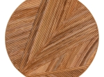 ΤΡΑΠΕΖΙ ΣΑΛΟΝΙΟΥ GATSBY ΣΤΡΟΓΓΥΛΟ HM9651 RATTAN ΧΡΩΜΑ ΦΥΣΙΚΟ Φ100x50Y εκ.