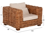 ΣΕΤ ΣΑΛΟΝΙ ΕΞ.ΧΩΡΟΥ TROPEL HM9656 4ΤΜΧ ΦΥΣΙΚΟ RATTAN-ΞΥΛΟ ΜΑΟΝΙ-ΛΕΥΚΑ ΜΑΞΙΛΑΡΙΑ