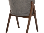 ΚΑΡΕΚΛΑ HANA HM9746.02 RUBBERWOOD ΣΕ ΚΑΡΥΔΙ ΧΡΩΜΑ-ΓΚΡΙ ΥΦΑΣΜΑ 55x60x84Yεκ.