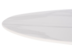 ΤΡΑΠΕΖΙ ΤΡΑΠΕΖΑΡΙΑΣ CORBY HM9771.01 12mmΚΕΡΑΜΙΚΟ ΛΕΥΚΟ ΜΑΡΜΑΡΟ-MDF ΛΕΥΚΟ 180x90x76Υ εκ.