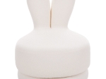 ΣΚΑΜΠΟ ΜΕ ΠΛΑΤΗ ΠΕΡΙΣΤΡΕΦΟΜΕΝΟ FRIVO HM9774.05 ΛΕΥΚΟ TEDDY ΥΦΑΣΜΑ 51x51x61Υεκ
