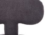 ΣΚΑΜΠΟ ΜΕ ΠΛΑΤΗ ΠΕΡΙΣΤΡΕΦΟΜΕΝΟ KRIVIO HM9775.01 ΓΚΡΙ TEDDY ΥΦΑΣΜΑ 52x53x60Yεκ.
