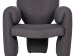 ΠΟΛΥΘΡΟΝΑ HARTT HM9777.01 ΓΚΡΙ TEDDY ΥΦΑΣΜΑ 84x74x87Yεκ.