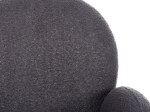 ΠΟΛΥΘΡΟΝΑ ΠΕΡΙΣΤΡΕΦ. WINON HM9778.01 ΓΚΡΙ TEDDY ΥΦΑΣΜΑ-ΜΑΥΡΟ ΜΕΤΑΛΛΟ 65x67x92Υ εκ.