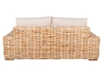 ΚΑΝΑΠΕΣ 2-ΘΕΣΙΟΣ TROPEL HM9809 ΞΥΛΟ MANGO-RATTAN ΦΥΣΙΚΟ-ΛΕΥΚΑ ΜΑΞΙΛΑΡΙΑ 192x88x70-85Υεκ.