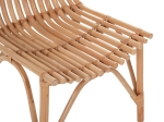 ΚΑΡΕΚΛΑ ΕΞΩΤ.ΧΩΡΟΥ CELLION HM9812.01 ΡΑΒΔΟΙ RATTAN ΣΕ ΦΥΣΙΚΟ ΧΡΩΜΑ 76x72x83Υεκ.