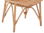 ΚΑΡΕΚΛΑ ΕΞΩΤ.ΧΩΡΟΥ CELLION HM9812.01 ΡΑΒΔΟΙ RATTAN ΣΕ ΦΥΣΙΚΟ ΧΡΩΜΑ 76x72x83Υεκ.
