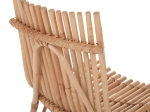 ΚΑΡΕΚΛΑ ΕΞΩΤ.ΧΩΡΟΥ CELLION HM9812.01 ΡΑΒΔΟΙ RATTAN ΣΕ ΦΥΣΙΚΟ ΧΡΩΜΑ 76x72x83Υεκ.