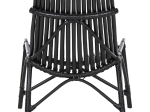 ΚΑΡΕΚΛΑ ΕΞΩΤ.ΧΩΡΟΥ CELLION HM9812.02 ΡΑΒΔΟΙ RATTAN ΣΕ ΜΑΥΡΟ ΧΡΩΜΑ 76x72x83Υεκ.