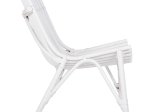 ΚΑΡΕΚΛΑ ΕΞΩΤ.ΧΩΡΟΥ CELLION HM9812.03 ΡΑΒΔΟΙ RATTAN ΣΕ ΛΕΥΚΟ ΧΡΩΜΑ 76x72x83Υεκ.