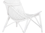 ΚΑΡΕΚΛΑ ΕΞΩΤ.ΧΩΡΟΥ CELLION HM9812.03 ΡΑΒΔΟΙ RATTAN ΣΕ ΛΕΥΚΟ ΧΡΩΜΑ 76x72x83Υεκ.