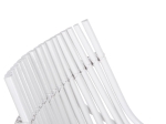 ΚΑΡΕΚΛΑ ΕΞΩΤ.ΧΩΡΟΥ CELLION HM9812.03 ΡΑΒΔΟΙ RATTAN ΣΕ ΛΕΥΚΟ ΧΡΩΜΑ 76x72x83Υεκ.