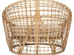 ΠΟΛΥΘΡΟΝΑ ENTO HM9814 RATTAN ΣΕ ΦΥΣΙΚΟ-ΛΕΥΚΟ ΜΑΞΙΛΑΡΙ 103x92x81Yεκ.