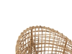 ΠΟΛΥΘΡΟΝΑ ENTO HM9814 RATTAN ΣΕ ΦΥΣΙΚΟ-ΛΕΥΚΟ ΜΑΞΙΛΑΡΙ 103x92x81Yεκ.