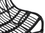 ΠΟΛΥΘΡΟΝΑ GRINN HM9815.02 ΡΑΒΔΟΙ RATTAN ΣΕ ΜΑΥΡΟ 56,5x73,5x79,5Υ εκ.--Β' ΔΙΑΛΟΓΗΣ