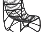 ΠΟΛΥΘΡΟΝΑ GRINN HM9815.02 ΡΑΒΔΟΙ RATTAN ΣΕ ΜΑΥΡΟ 56,5x73,5x79,5Υ εκ.--Β' ΔΙΑΛΟΓΗΣ