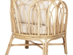 ΠΟΛΥΘΡΟΝΑ ESTOR HM9817 RATTAN ΣΕ ΦΥΣΙΚΟ-ΛΕΥΚΟ ΜΑΞΙΛΑΡΙ 78x75x92Υ εκ.