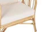 ΠΟΛΥΘΡΟΝΑ ESTOR HM9817 RATTAN ΣΕ ΦΥΣΙΚΟ-ΛΕΥΚΟ ΜΑΞΙΛΑΡΙ 78x75x92Υ εκ.