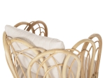 ΠΟΛΥΘΡΟΝΑ ESTOR HM9817 RATTAN ΣΕ ΦΥΣΙΚΟ-ΛΕΥΚΟ ΜΑΞΙΛΑΡΙ 78x75x92Υ εκ.