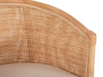 ΠΟΛΥΘΡΟΝΑ APRON HM9818 RATTAN ΠΛΕΚΤΟ ΣΕ ΦΥΣΙΚΟ-ΛΕΥΚΟ ΜΑΞΙΛΑΡΙ 75x70x85Υεκ.