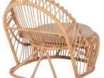 ΠΟΛΥΘΡΟΝΑ ENTROPY HM9840.01 RATTAN ΦΥΣΙΚΟ ΜΕ ΕΚΡΟΥ ΜΑΞΙΛΑΡΙ 80x97x85Υεκ.
