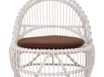 ΠΟΛΥΘΡΟΝΑ ENTROPY HM9840.02 RATTAN ΛΕΥΚΟ ΜΕ ΚΑΦΕ ΜΑΞΙΛΑΡΙ 80x97x85Υεκ.