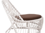ΠΟΛΥΘΡΟΝΑ ENTROPY HM9840.02 RATTAN ΛΕΥΚΟ ΜΕ ΚΑΦΕ ΜΑΞΙΛΑΡΙ 80x97x85Υεκ.