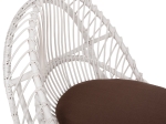 ΠΟΛΥΘΡΟΝΑ ENTROPY HM9840.02 RATTAN ΛΕΥΚΟ ΜΕ ΚΑΦΕ ΜΑΞΙΛΑΡΙ 80x97x85Υεκ.