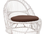 ΠΟΛΥΘΡΟΝΑ ENTROPY HM9840.02 RATTAN ΛΕΥΚΟ ΜΕ ΚΑΦΕ ΜΑΞΙΛΑΡΙ 80x97x85Υεκ.