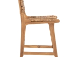 ΣΚΑΜΠΟ ΜΠΑΡ WALTER HM9842 ΞΥΛO TEAK ΣΕ ΦΥΣΙΚΟ-ΨΑΘΑ 46x55x96Υεκ.
