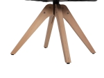 ΠΟΛΥΘΡΟΝΑ ΤΡΑΠΕΖΑΡΙΑΣ QUILL HM9843.03 ΓΚΡΙ ΥΦΑΣΜΑ-ΞΥΛΟ ΟΞΙΑΣ ΠΟΔΙΑ 61x57,5x91Υεκ.