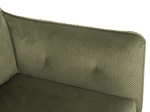 ΠΟΛΥΘΡΟΝΑ ΤΡΑΠΕΖΑΡΙΑΣ QUILL HM9843.05 ΠΡΑΣΙΝΟ ΥΦΑΣΜΑ-ΞΥΛΟ ΟΞΙΑΣ ΠΟΔΙΑ 61x57,5x91Υεκ.