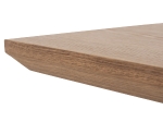 ΤΡΑΠΕΖΙ PAOLO HM9853 MDF ΜΕ ΚΑΠΛΑΜΑ ΦΡΑΞΙΝΟΥ-ΠΟΔΙΑ RUBBERWOOD-ΦΥΣΙΚΟ 180x90x75Yεκ