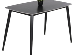 ΤΡΑΠΕΖΙ RAVEN HM9854.02 ΚΕΡΑΜΙΚΟ TOP ΜΑΥΡΟ ΜΑΡΜΑΡΟ-ΜΑΥΡΟ ΜΕΤΑΛΛΟ 117,5x67,5x76Υεκ.