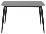 ΤΡΑΠΕΖΙ RAVEN HM9854.03 ΚΕΡΑΜΙΚΟ TOP ΓΚΡΙ ΜΑΡΜΑΡΟ-ΜΑΥΡΟ ΜΕΤΑΛΛΟ 117,5x67,5x76Υεκ.