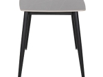 ΤΡΑΠΕΖΙ RAVEN HM9854.03 ΚΕΡΑΜΙΚΟ TOP ΓΚΡΙ ΜΑΡΜΑΡΟ-ΜΑΥΡΟ ΜΕΤΑΛΛΟ 117,5x67,5x76Υεκ.