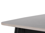 ΤΡΑΠΕΖΙ RAVEN HM9854.03 ΚΕΡΑΜΙΚΟ TOP ΓΚΡΙ ΜΑΡΜΑΡΟ-ΜΑΥΡΟ ΜΕΤΑΛΛΟ 117,5x67,5x76Υεκ.