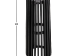 ΒΑΣΗ BAR STAND ΕΣΩΤ.ΧΩΡΟΥ ΜΕΣ.ΥΨΟΥΣ ΣΤΡΟΓΓΥΛΗ FRANTZ HM9857.12 MINDI ΞΥΛΟ ΣΕ ΜΑΥΡΟ Φ40x90Υεκ.