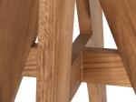 ΤΡΑΠΕΖΙ ΤΕΤΡΑΓΩΝΟ LEO HM9860.11 ΜΑΣΙΦ ΞΥΛΟ ΤΕΑΚ 60x60x75Υεκ.