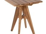 ΤΡΑΠΕΖΙ ΤΕΤΡΑΓΩΝΟ LEO HM9860.11 ΜΑΣΙΦ ΞΥΛΟ ΤΕΑΚ 60x60x75Υεκ.