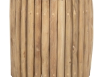 ΤΡΑΠΕΖΙ ΣΑΛΟΝΙΟΥ ΣΤΡΟΓΓΥΛΟ COOTER HM9865 ΚΛΑΔΙΑ TEAK-ΦΥΣΙΚΟ Φ39x40,5Υεκ.