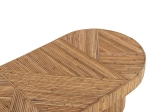 ΤΡΑΠΕΖΙ ΣΑΛΟΝΙΟΥ GATSBY ΟΒΑΛ TOP HM9870 RATTAN ΧΡΩΜΑ ΦΥΣΙΚΟ 110x59x39Υεκ.