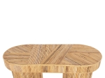 ΚΟΝΣΟΛΑ ΟΒΑΛ GATSBY HM9871 ΦΥΣΙΚΟ RATTAN ΣΕ ΦΥΣΙΚΟ ΧΡΩΜΑ 110x45x74,5Υεκ.